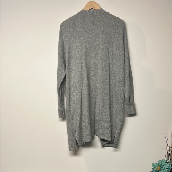 Ruby Moon Long Grey Open Cardigan - Picture 8 of 10
